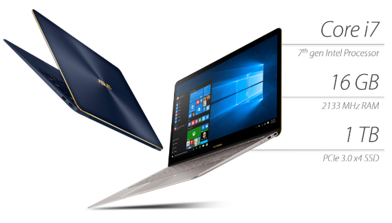 Asus ZenBook 3 Deluxe, Asus ZenBook 3 Deluxe: Ultrabook Με οθόνη 14&#8243; σε σώμα 13&#8243; [CES 2017]