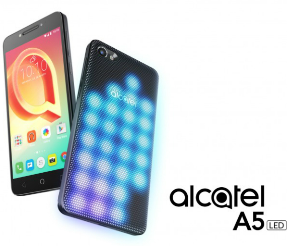 Alcatel A5 LED a3 u3 mwc 2017, Επίσημο το Alcatel A5 LED με φωτιζόμενη πλάτη και τα A3, U3 [MWC 2017]