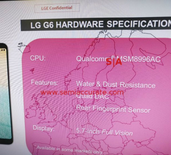 lg g6 snapdragon 821, LG G6: Επιβεβαιώνεται ο επεξεργαστής Snapdragon 821 αντί του 835