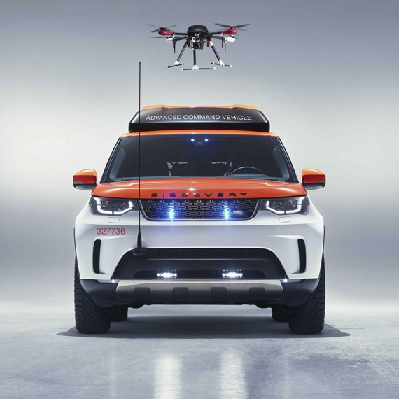 Land Rover Project Hero drone, Land Rover Project Hero: SUV με βάση drone στην οροφή του