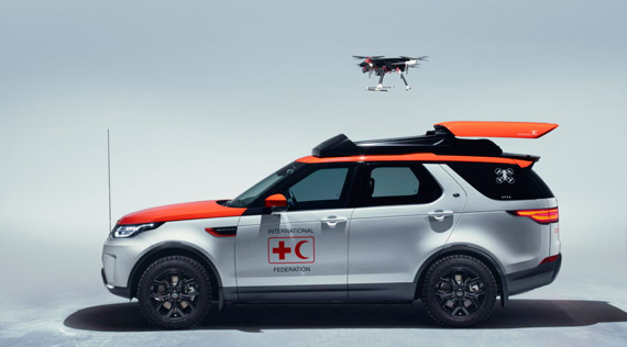 Land Rover Project Hero drone, Land Rover Project Hero: SUV με βάση drone στην οροφή του