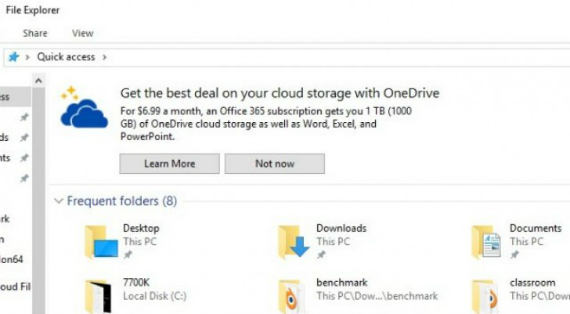windows 10 ads, Η Microsoft φέρνει διαφημίσεις σε Windows 10 File Explorer