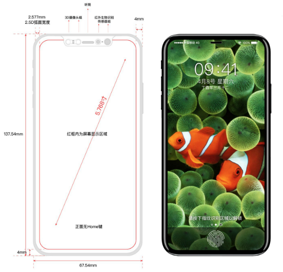 iphone 8 schematics, iPhone 8: Αυτά είναι τα τελικά σχέδια της επετειακής έκδοσης;
