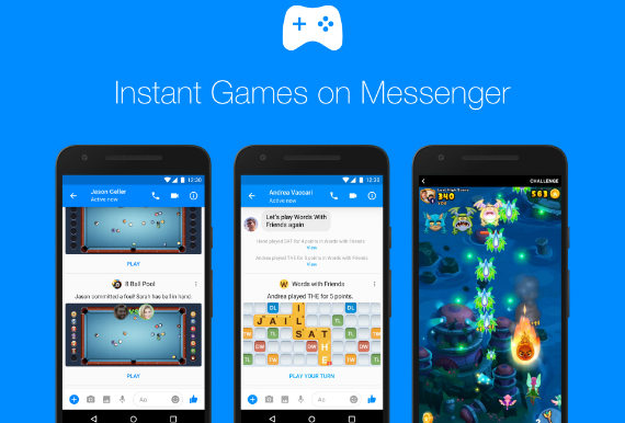 messenger instant games, Διαθέσιμα για όλους τους χρήστες του Messenger τα instant games