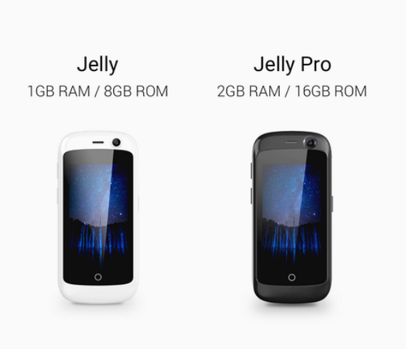 jelly smartphone, Jelly: Το μικρότερο 4G Smartphone με οθόνη 2.45&#8243; και Nougat