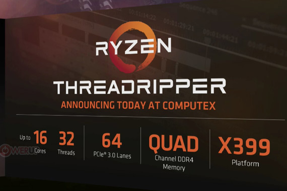AMD Ryzen ThreadRipper, AMD Ryzen ThreadRipper με 64 PCIe 3.0 lanes και οι πρώτες Χ399 μητρικές