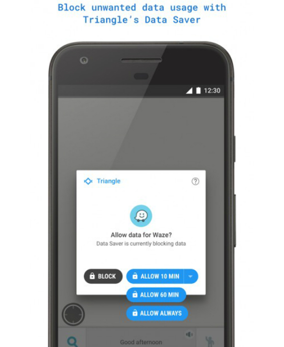 triangle app google, Triangle: Το app της Google για να ελέγχεις τα mobile data σου