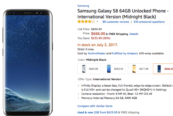 galaxy s8 price cut, Galaxy S8 &#038; S8+: Έκπτωση στην τιμή της international έκδοσης
