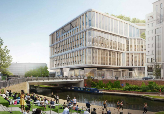 google london headquarters, Το εντυπωσιακό αρχηγείο της Google στο Λονδίνο με κήπο στην οροφή