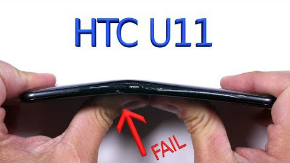 HTC U11 bend test, Το HTC U11 απέτυχε σε bend test [video]