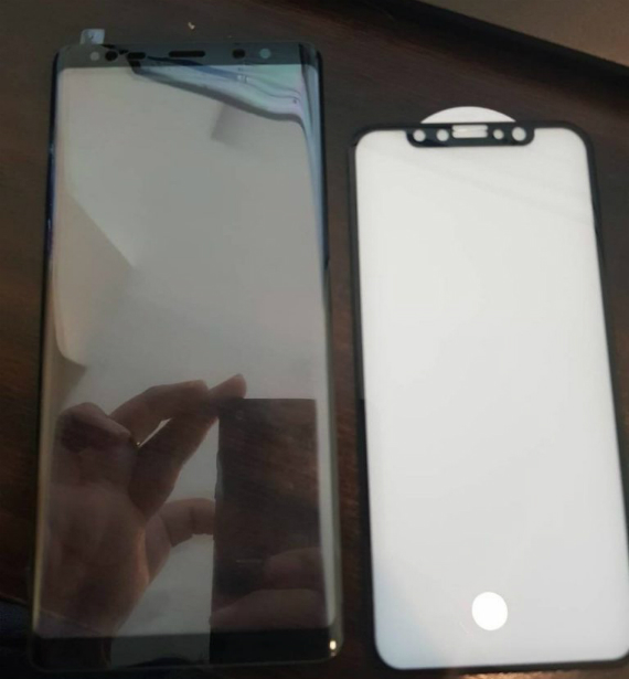 galaxy note 8 vs iphone 8 panel, Galaxy Note 8 vs iPhone 8: Τα μπροστινά panel ποζάρουν δίπλα δίπλα