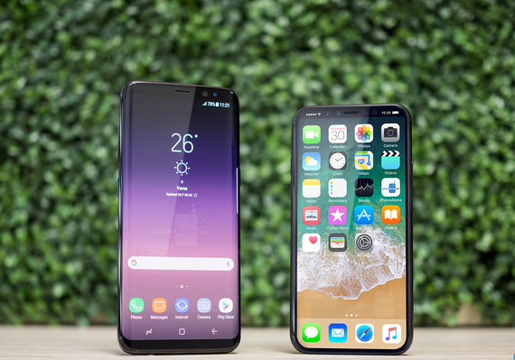 Phone 8 vs iPhone 7/7Plus, Galaxy S8/S8+, LG G6, Pixel size comparison, iPhone 8 vs iPhone 7/7Plus, Galaxy S8/S8+, LG G6, Pixel: Σύγκριση μεγέθους