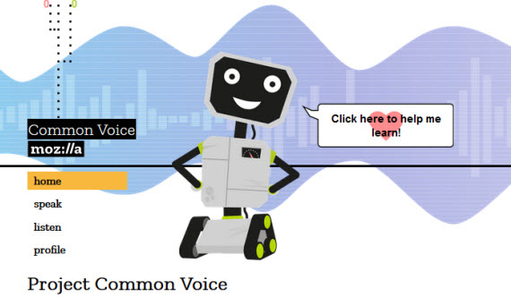 Mozilla bot, Mozilla: Ζητά από χρήστες να διδάξουν ένα AI φωνητικό bot
