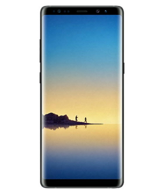Galaxy Note 8 press render, Galaxy Note 8: Ποζάρει σε Press render σε Midnight Black