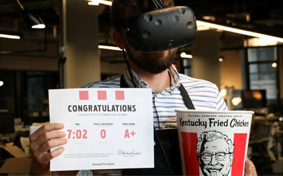 KFC VR, Το KFC προσπαθεί να εκπαιδεύσει τους εργαζομένους μέσω VR
