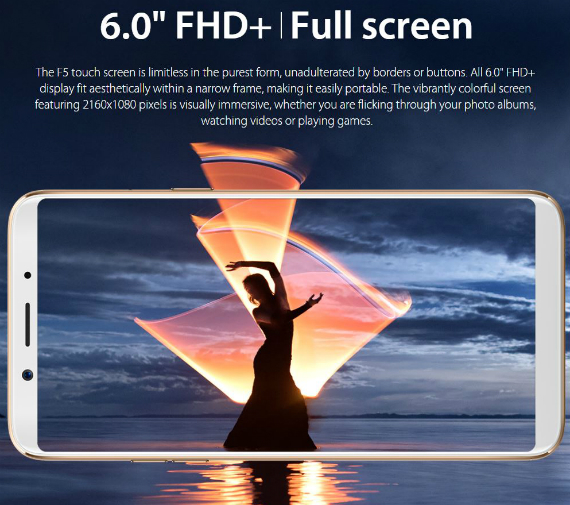 Oppo F5 official, Oppo F5: Επίσημο με οθόνη 6&#8243; FHD+ 18:9 και αναγνώριση προσώπου