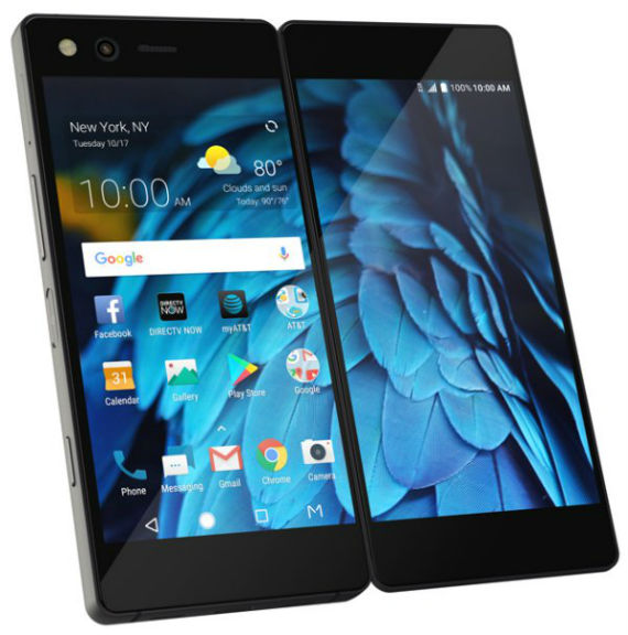 ZTE Axon M foldable smartphone USA, ZTE Axon M με διπλή οθόνη 5.2 ιντσών Full HD