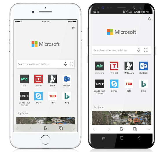 Microsoft Edge iOS Android, O Microsoft Edge browser έρχεται σε iOS και Android