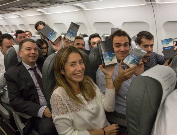 Samsung Galaxy Note 8 gift, Samsung Galaxy Note 8: Δώρο σε 200 τυχερούς επιβάτες ισπανικής πτήσης