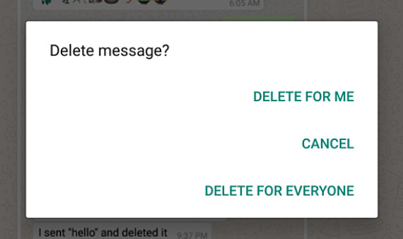 whatsapp delete messages, WhatsApp: Προσθέτει τη δυνατότητα διαγραφής μηνυμάτων