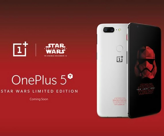 OnePlus 5T Star Wars Edition official, Ανακοινώθηκε το OnePlus 5T Star Wars Edition
