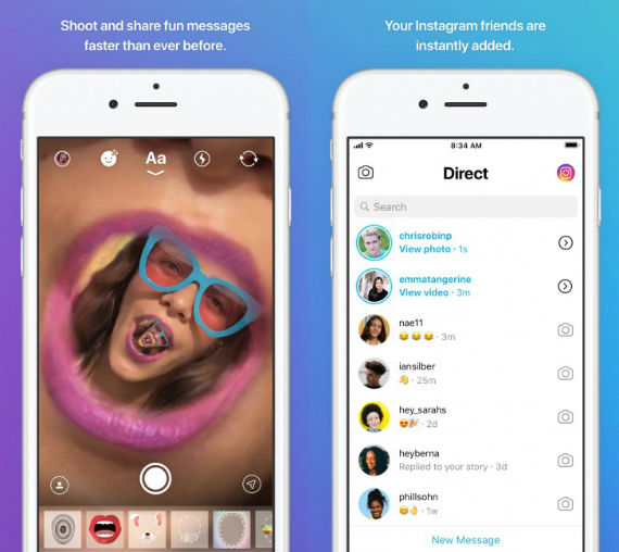 Instagram Direct, Instagram: Διαχωρίζει το messaging feature με το νέο Direct app