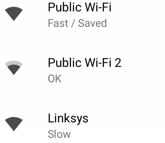 Android 8.1 Oreo Wi-Fi, Android 8.1 Oreo: Ενημέρωση για την ταχύτητα σύνδεσης σε ανοιχτά Wi-Fi