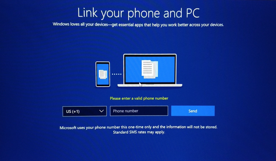 Windows 10 Build 17063 Αναγκάζει χρήστες καταχωρήσουν αριθμό κινητού, Windows 10 Build 17063: Αναγκάζει τους χρήστες να καταχωρήσουν τον αριθμό κινητού τους