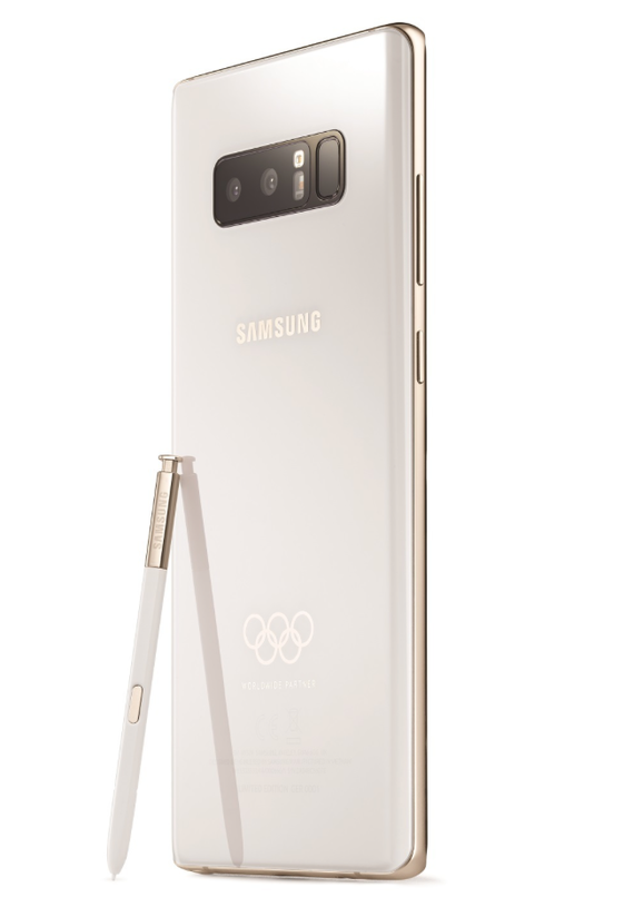 Συλλεκτική έκδοση Galaxy Note 8 συμμετέχοντες φετινών χειμερινών Ολυμπιακών αγώνων, Galaxy Note 8: Συλλεκτική έκδοση για τους συμμετέχοντες των χειμερινών Ολυμπιακών αγώνων
