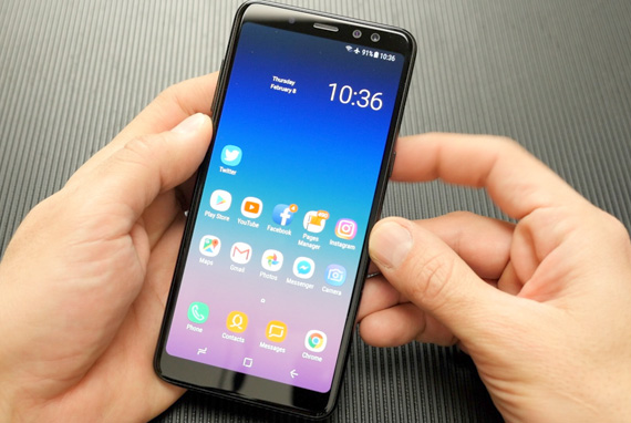 Samsung Galaxy A8 (2018) ελληνικό hands-on video, Samsung Galaxy A8 (2018) ελληνικό hands-on video