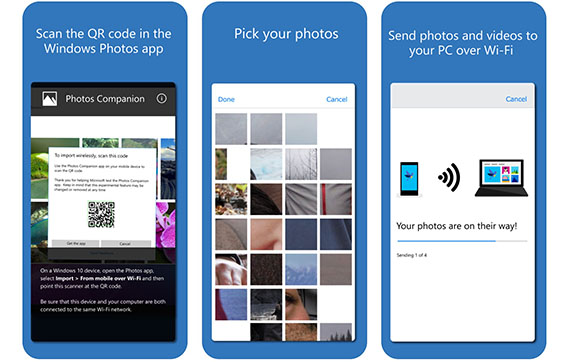 Photos Companion app, Photos Companion app: Η απάντηση της Microsoft στο AirDrop της Apple για Android και iOS συσκευές