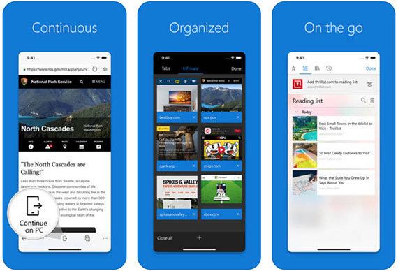 Microsoft Edge, Microsoft Edge: Νέο update με υποστήριξη 3D Touch για iOS συσκευές