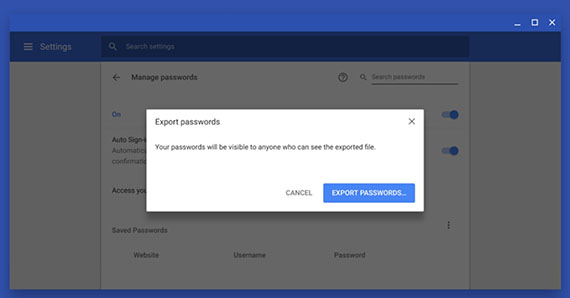 Chrome passwords, Google: Απλοποιεί τη διαδικασία στην αποθήκευση των Chrome passwords