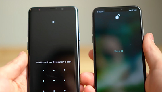 apple iphone x samsung galaxy s9 plus σύγκριση ξεκλείδωμα, iPhone X vs Galaxy S9+: Η μάχη των biometrics