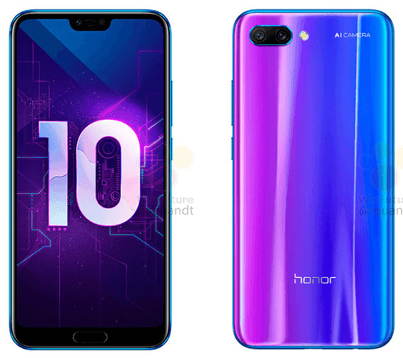 του Honor 10, Αυτά είναι τα επίσημα χρώματα και τα specs του Honor 10