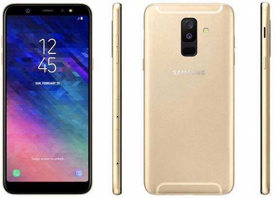 Galaxy A6+, To Samsung Galaxy A6+ διαρρέει σε ιδιαίτερο μπλε και χρυσό χρωματισμό