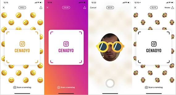 Nametags, Το Instagram δοκιμάζει να φέρει τα Nametags στην πλατφόρμα του