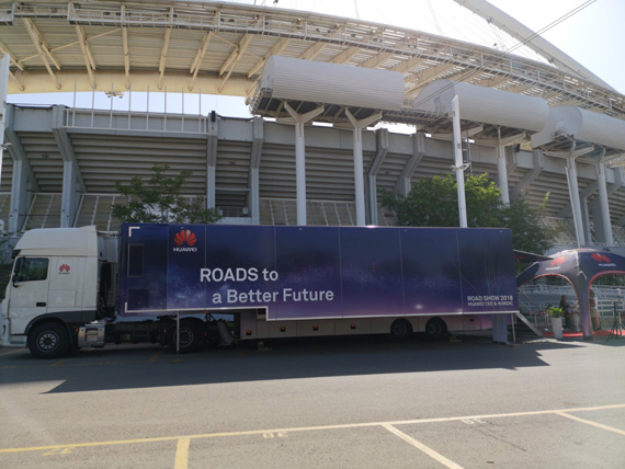 , Huawei Road Show Truck 2018 Αθήνα