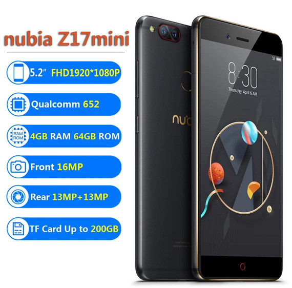 Nubia Z17mini NX569J Mobile Phone, Nubia Z17 mini: Με dual camera και special τιμή