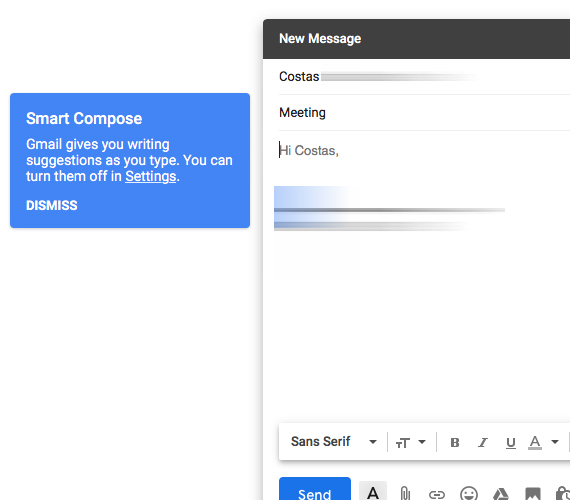 δοκιμή ενεργοποίηση smart compose gmail τεχνητή νοημοσύνη ai, Δοκιμάστε το Smart Compose του Gmail με τη δύναμη της Google AI