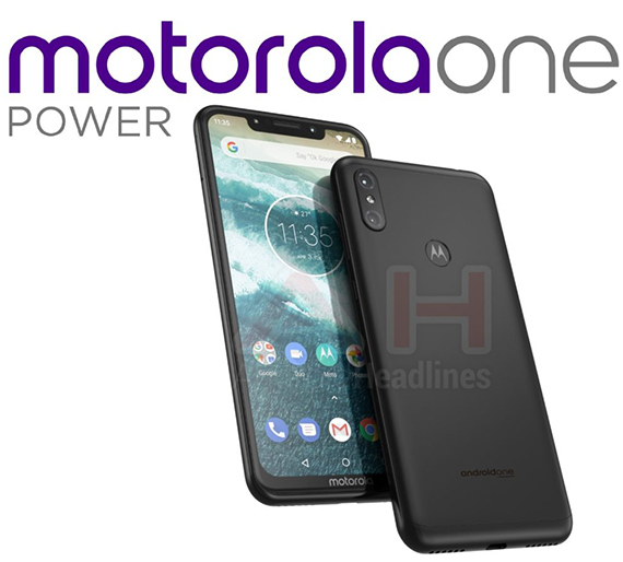 motorola one power διπλή κάμερα bezel notch android one, Motorola One Power με διπλή κάμερα, λεπτά bezel, notch και Android One
