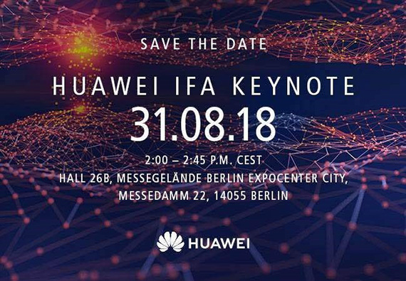 huawei ifa 2018 keynote 31 αυγούστου, Huawei (IFA 2018): Προσκλήσεις για το keynote στις 31 Αυγούστου