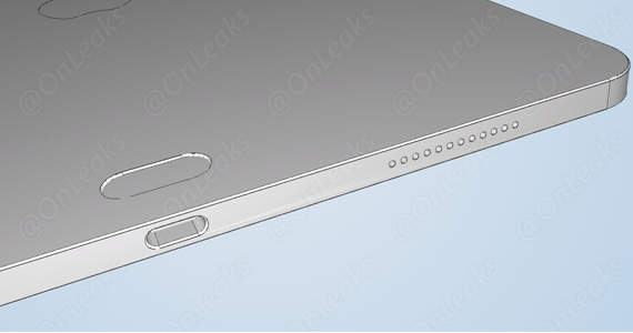 @OnLeaks ipad pro cad render, CAD render δείχνει την πλάτη του iPad Pro με νέα εμφάνιση;