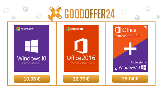 Αποκτήστε κλειδιά για Windows 10 Pro και Office 2016 Pro σε προνομιακή τιμή, Αποκτήστε κλειδιά για Windows 10 Pro και Office 2016 Pro σε προνομιακή τιμή