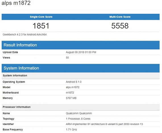 Το Meizu 16X, Το Meizu 16X στη λίστα του Geekbench με Snapdragon 710 SoC;
