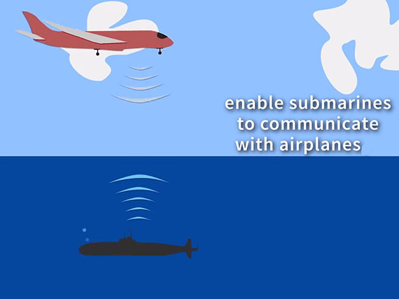 MIT, Το MIT αναπτύσσει τεχνολογία για ασύρματη επικοινωνία μεταξύ υποβρυχίου και αεροσκάφους