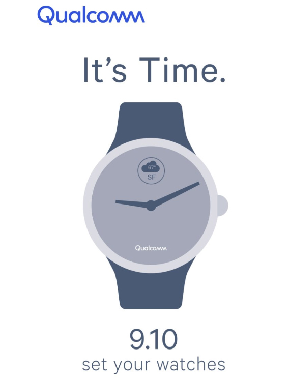 qualcomm νέος επεξεργαστής smartwatch 10 σεπτεμβρίου, Η Qualcomm παρουσιάζει το νέο επεξεργαστή για smartwatch στις 10 Σεπτεμβρίου