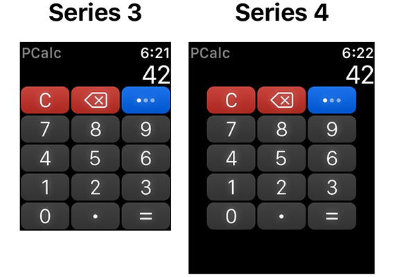 apple watch series 4 μεγάλη ανάλυση οθόνη λεπτά bezel, Apple Watch Series 4 με μεγαλύτερη ανάλυση οθόνης και λεπτά bezel;