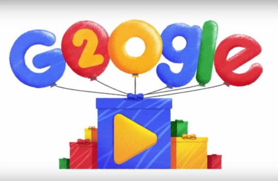 Google γιορτάζει 20 χρόνια, H Google γιορτάζει τα 20 χρόνια της!