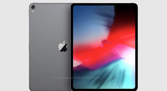 ipad pro 2018 @onleaks cad video render, CAD render video του iPad Pro (2018) δείχνει απουσία notch, home button και θύρα ακουστικών 3.5mm